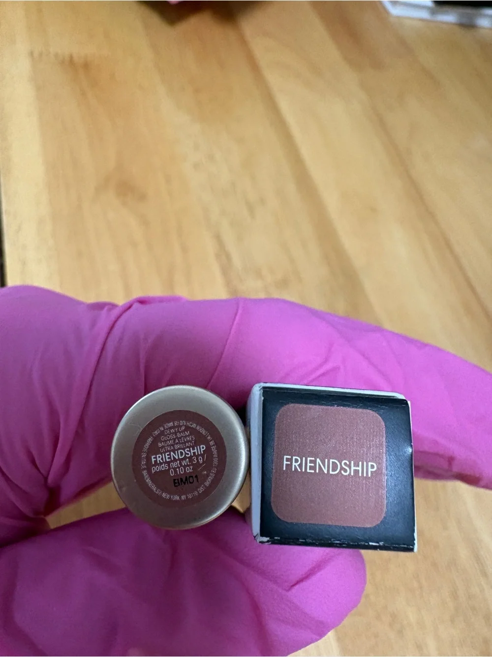 bareMinerals Mineralist Dewy Lip Gloss Balm In FRIENDSHIP,Full Sz 0.1oz,BNIB,New
